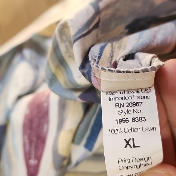 Tori Richard's Hawaiian Surfboard Shirt Button Down Men's Size XL - Picture 5 of 6